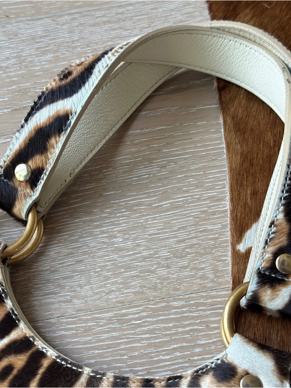 YSL vintage pony hair leopard mombasa bag - Picture 3 of 8